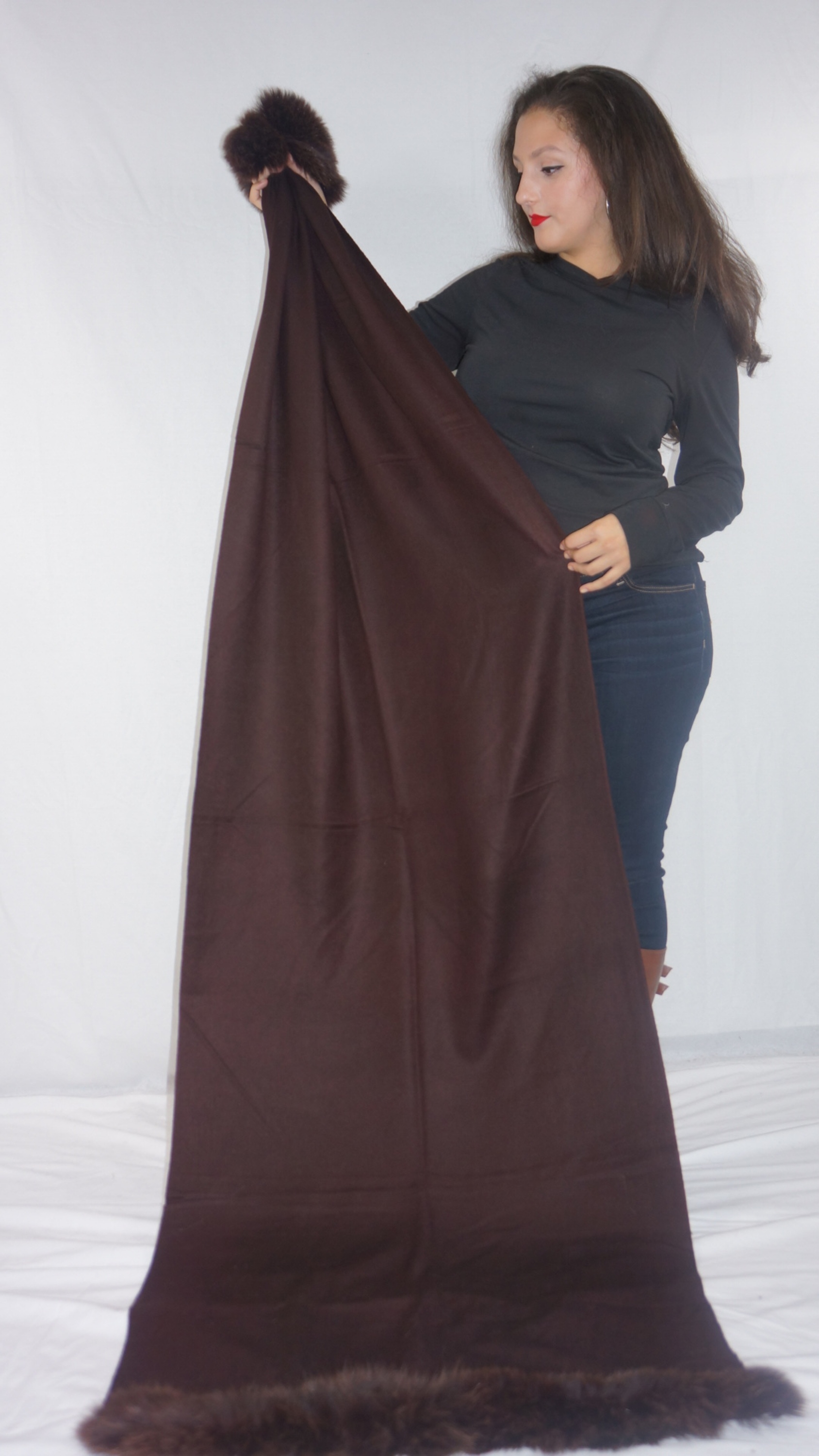 Silk-poncho-cape-cashmere-cashmere scarf-dress shawl-keffiyeh